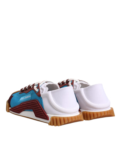 Dolce &amp; Gabbana Mehrfarbige Nylon NS1 Low Top Sneakers Schuhe