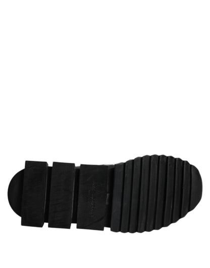 Dolce &amp; Gabbana Multicolor Sorrento Logo Sneakers Socken Schuhe