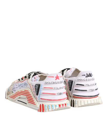 Dolce &amp; Gabbana – Mehrfarbige NS1-Sneakers aus Wildleder