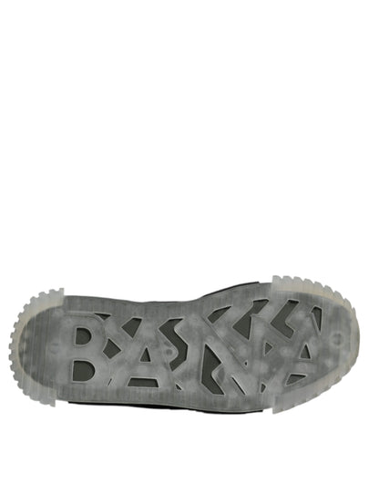 Dolce &amp; Gabbana Schwarz Grün Camo NS1 Low Top Sneakers Schuhe