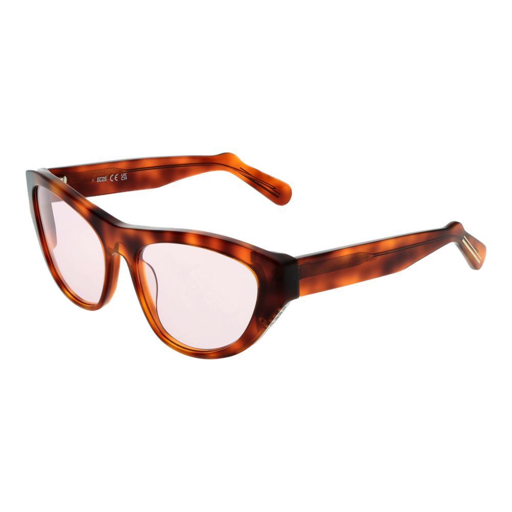 GCDS Braune Damen-Sonnenbrille
