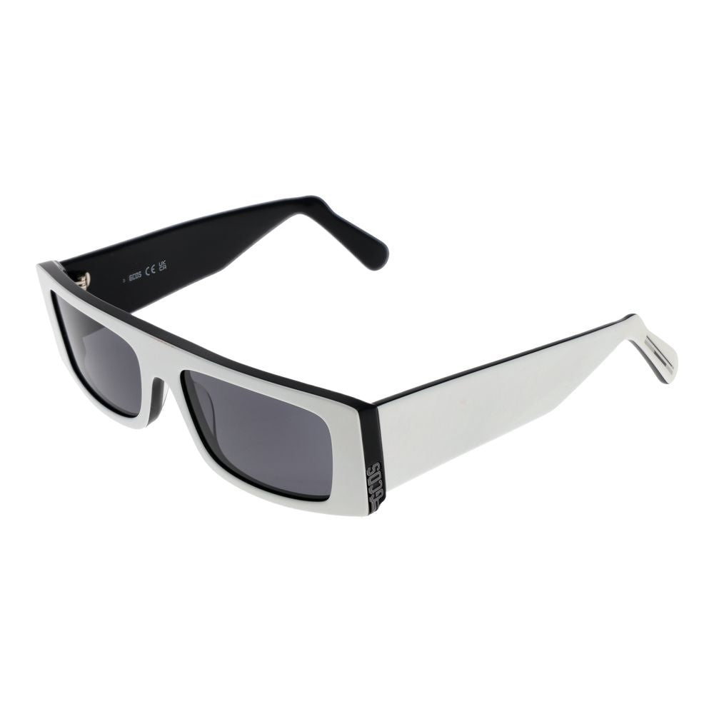 GCDS – Weiße Unisex-Sonnenbrille