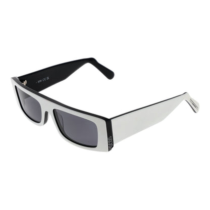 GCDS – Weiße Unisex-Sonnenbrille