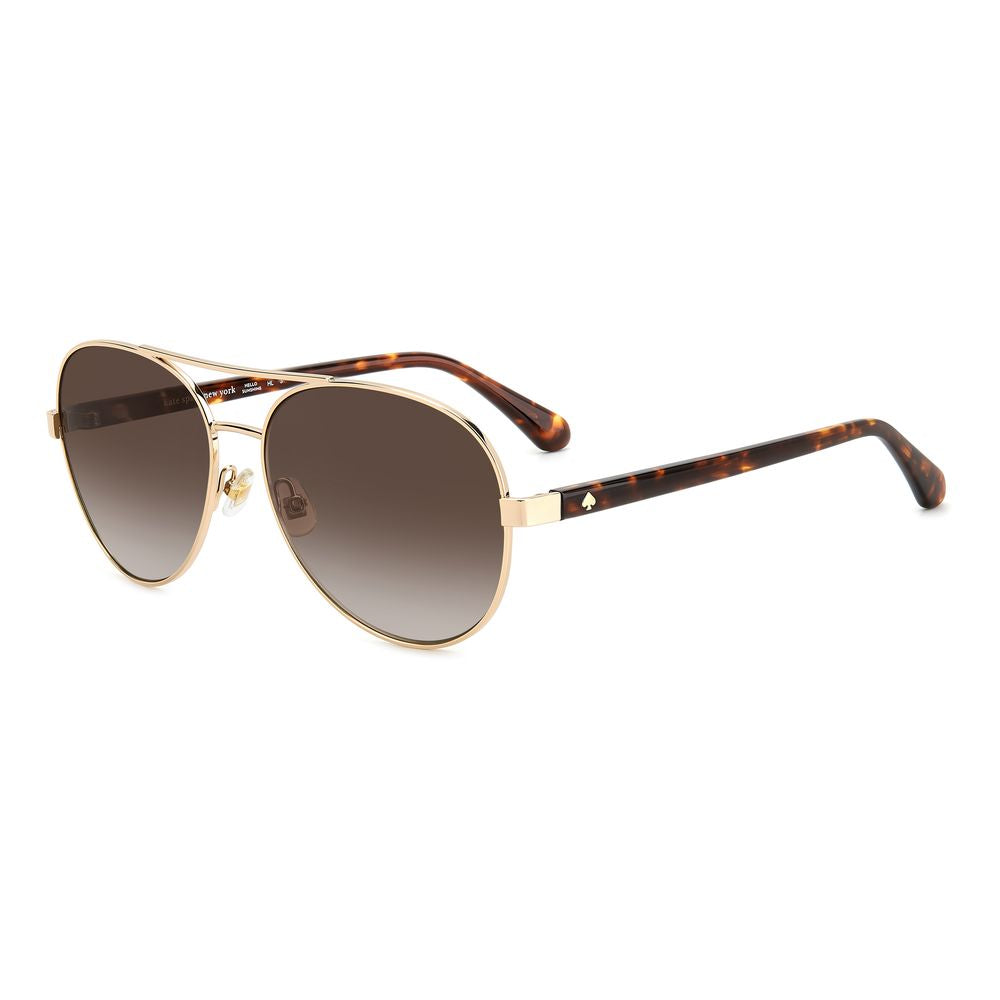 Kate Spade Sonnenbrille aus goldenem Metall