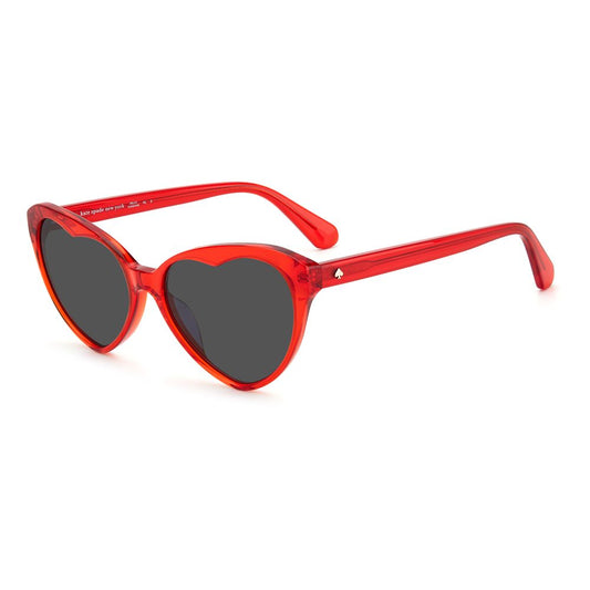 Kate Spade – Rote Acetat-Sonnenbrille
