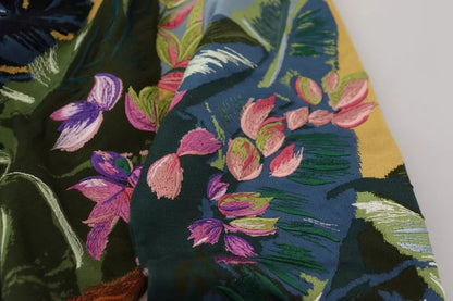 Dolce &amp; Gabbana Jungle Woll-Seidenpullover Logopullover