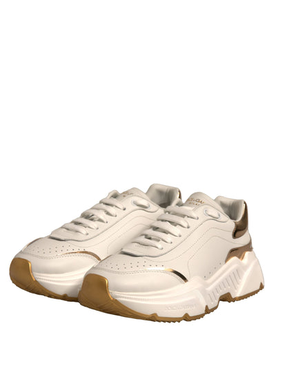 Dolce &amp; Gabbana Daymaster Low Top Sneakers in Weißgold