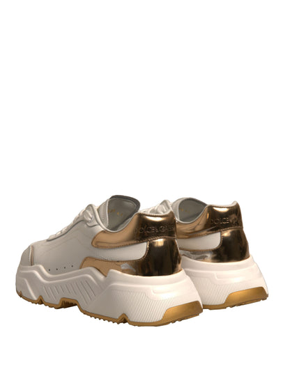 Dolce &amp; Gabbana Daymaster Low Top Sneakers in Weißgold