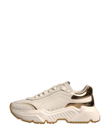 Dolce &amp; Gabbana Daymaster Low Top Sneakers in Weißgold
