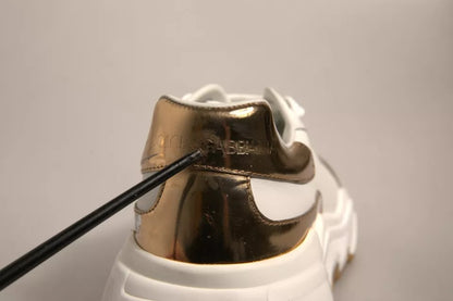 Dolce &amp; Gabbana Daymaster Low Top Sneakers in Weißgold