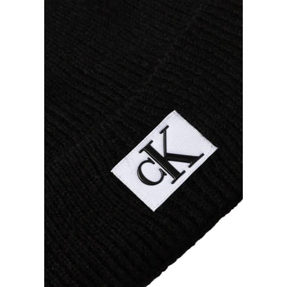 Calvin Klein Jeans Schwarze Marabou Caps Baseballmütze