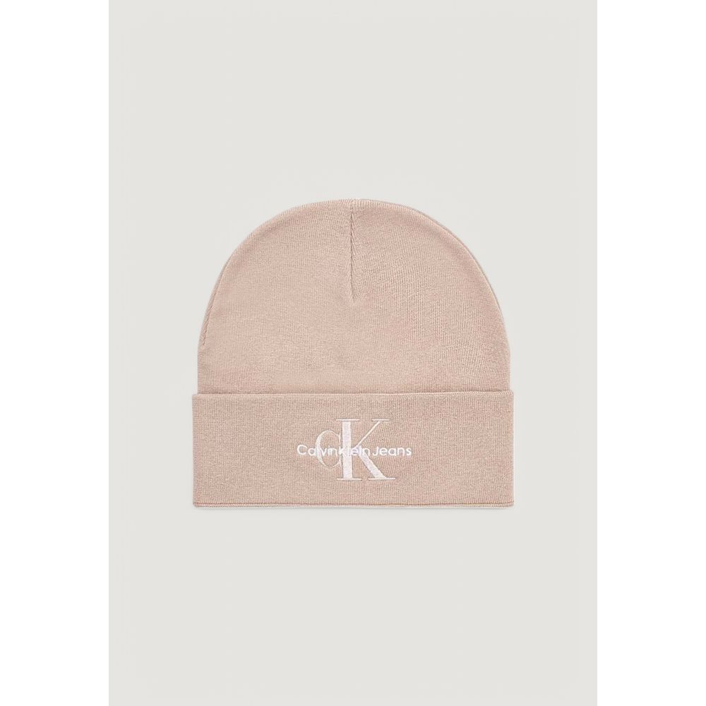 Calvin Klein Jeans – Baseballmütze aus Baumwolle in Beige