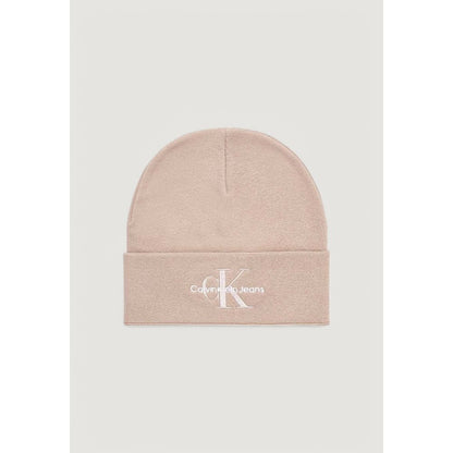 Calvin Klein Jeans – Baseballmütze aus Baumwolle in Beige