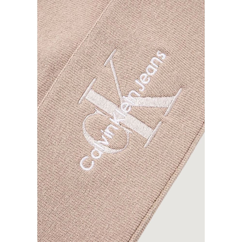 Calvin Klein Jeans – Baseballmütze aus Baumwolle in Beige