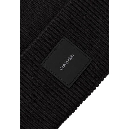 Calvin Klein – Schwarze Baseballkappe aus Bio-Baumwolle