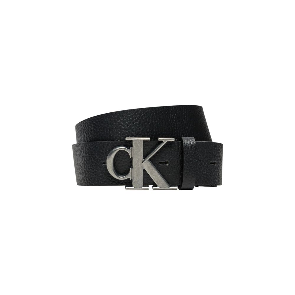 Calvin Klein Jeans – Schwarzer Ledergürtel