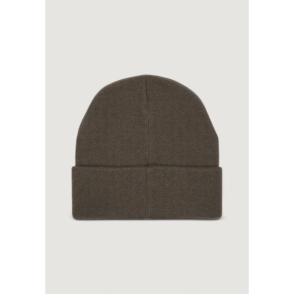 Calvin Klein Jeans – Baseballmütze aus brauner Wolle