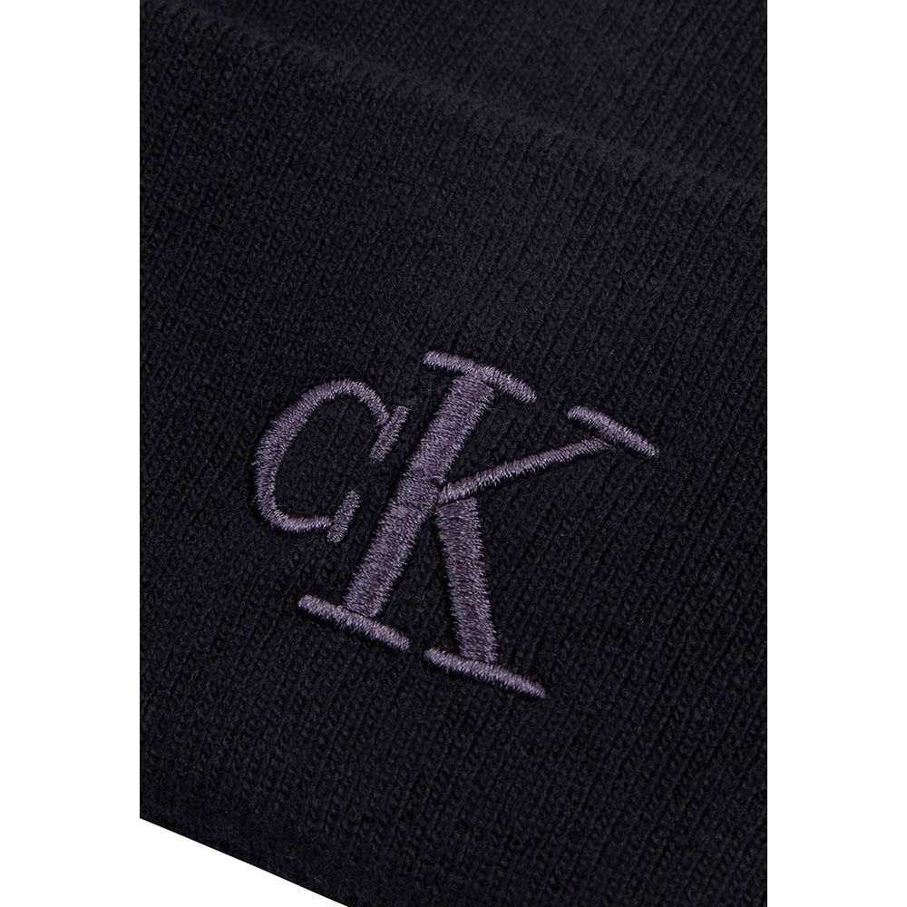 Calvin Klein Jeans – Schwarze Wollmütze