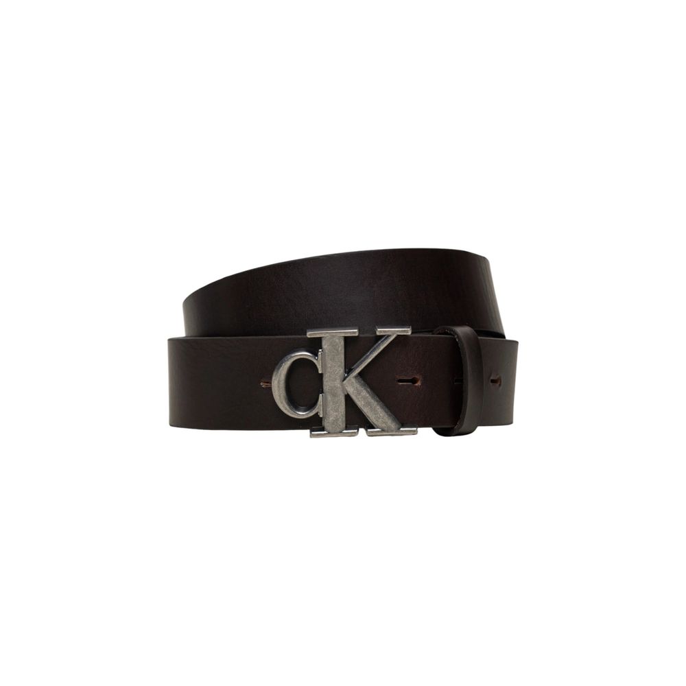Calvin Klein Jeans – Brauner Ledergürtel