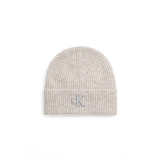 Calvin Klein Grey Marabou Caps Baseballmütze
