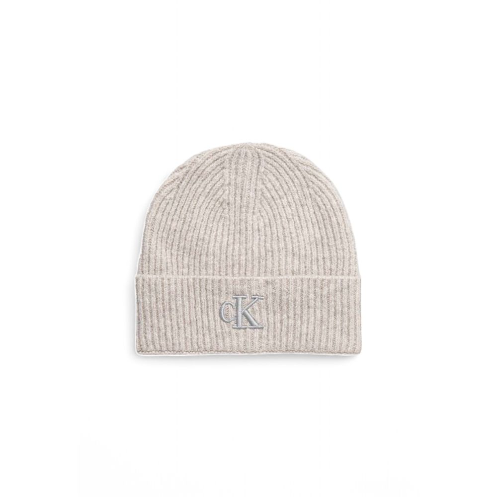 Calvin Klein Grey Marabou Caps Baseballmütze
