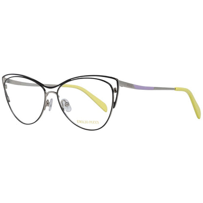 Emilio Pucci Schwarze Metallbrille (Gestell)