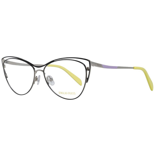 Emilio Pucci Schwarze Metallbrille (Gestell)
