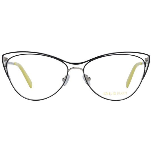 Emilio Pucci Schwarze Metallbrille (Gestell)