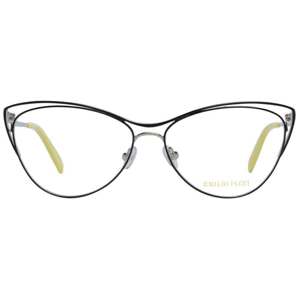 Emilio Pucci Schwarze Metallbrille (Gestell)