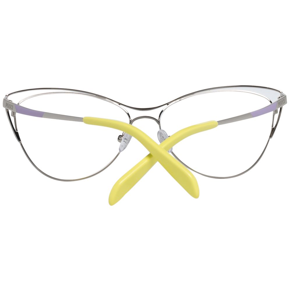 Emilio Pucci Schwarze Metallbrille (Gestell)