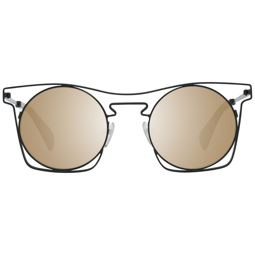 Yohji Yamamoto schwarze Herren-Sonnenbrille