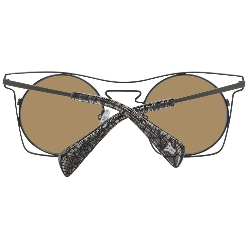Yohji Yamamoto schwarze Herren-Sonnenbrille