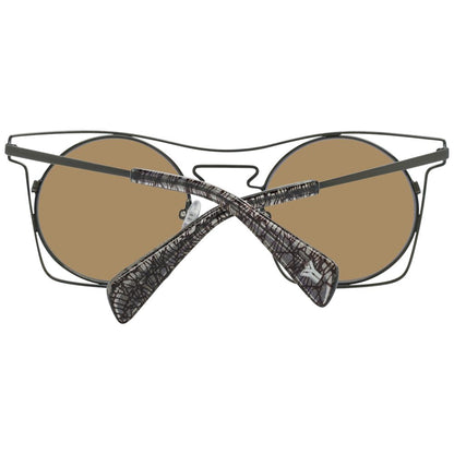 Yohji Yamamoto schwarze Herren-Sonnenbrille