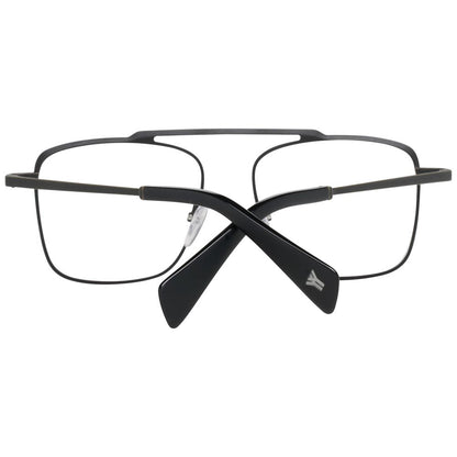 Yohji Yamamoto Schwarze Herren-Brillenfassung