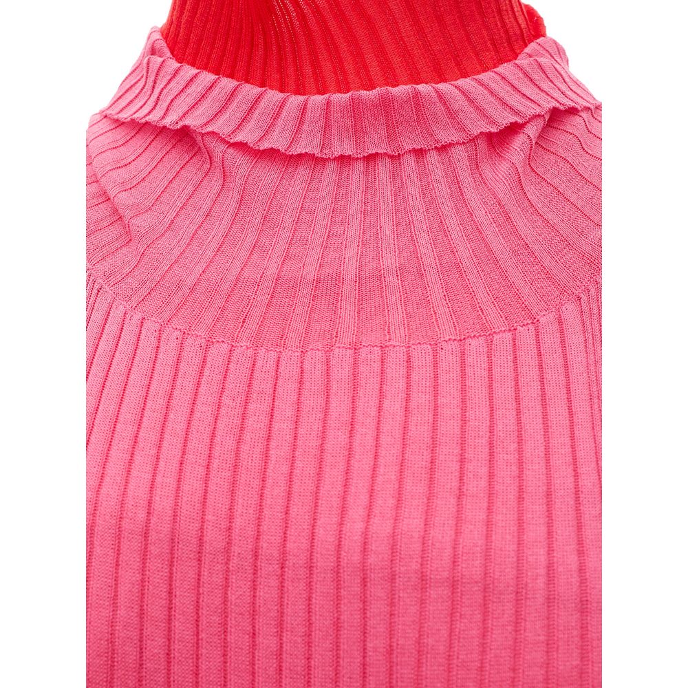 Bottega Veneta Rosa Baumwoll-Freizeitkleid