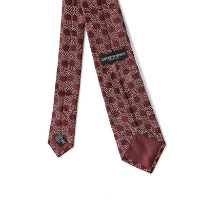 Emporio Armani Rote Seidenkrawatte