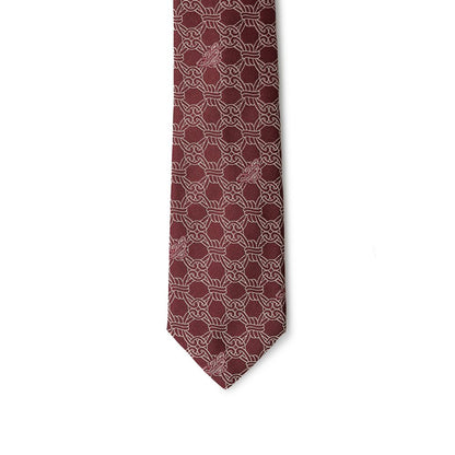 Emporio Armani Rote Seidenkrawatte