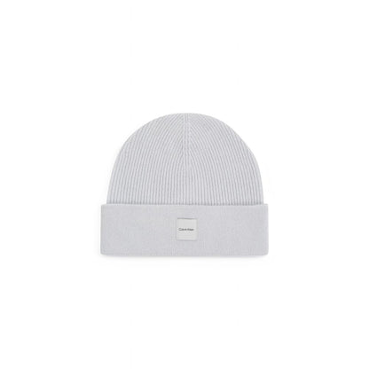 Calvin Klein Graue Kaschmirkappen Baseballmütze