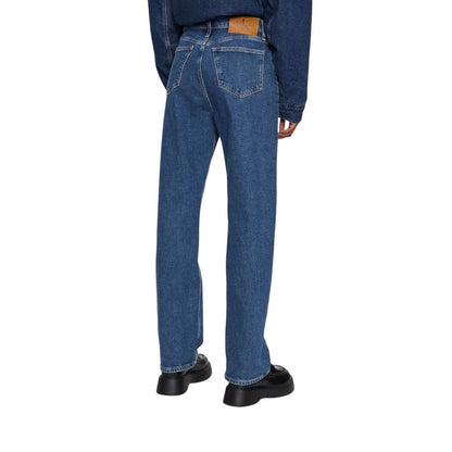 Calvin Klein Jeans, Blaue Mom-Jeans aus Baumwolle