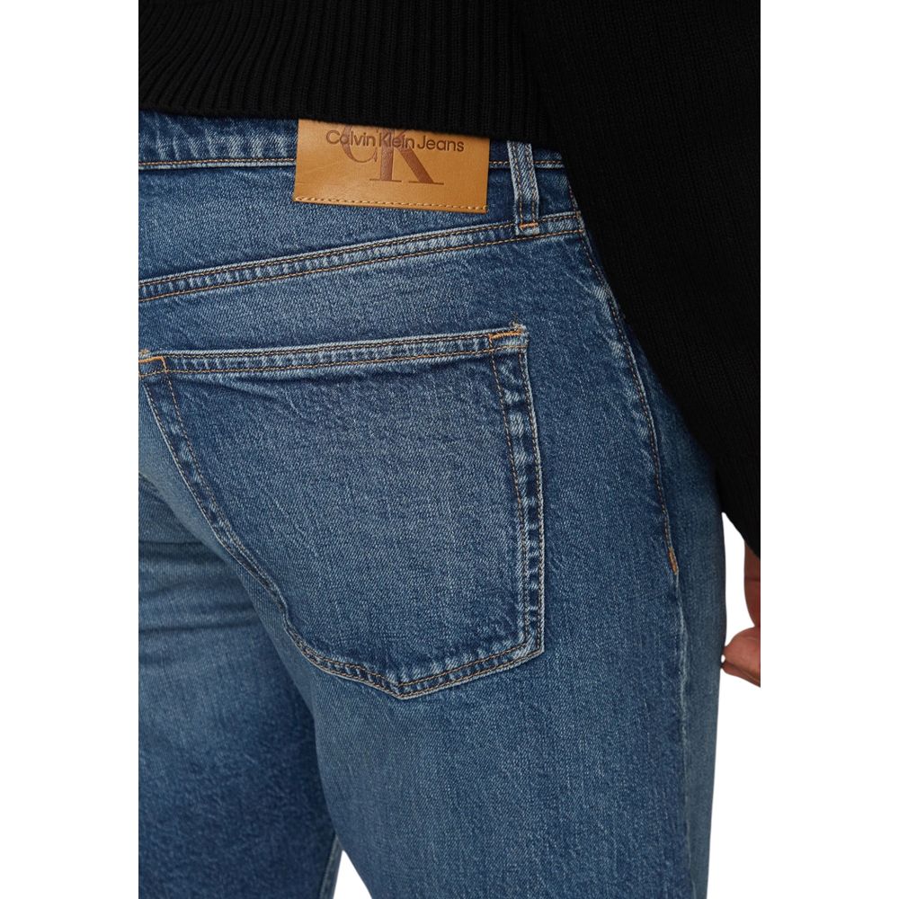 Calvin Klein Jeans – Blaue Skinny-Jeans aus Baumwolle