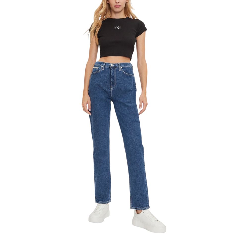 Calvin Klein Jeans – Blaue Slim-Fit-Jeans aus Baumwolle