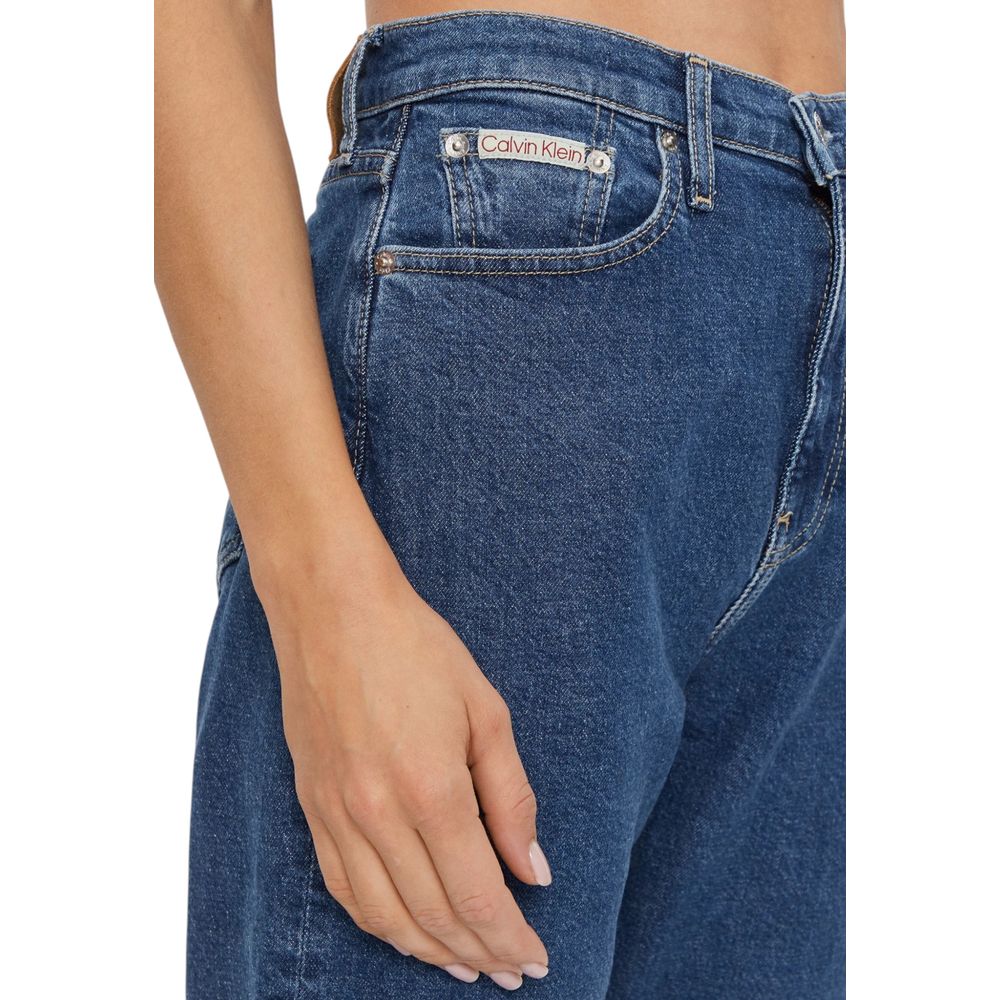 Calvin Klein Jeans – Blaue Slim-Fit-Jeans aus Baumwolle
