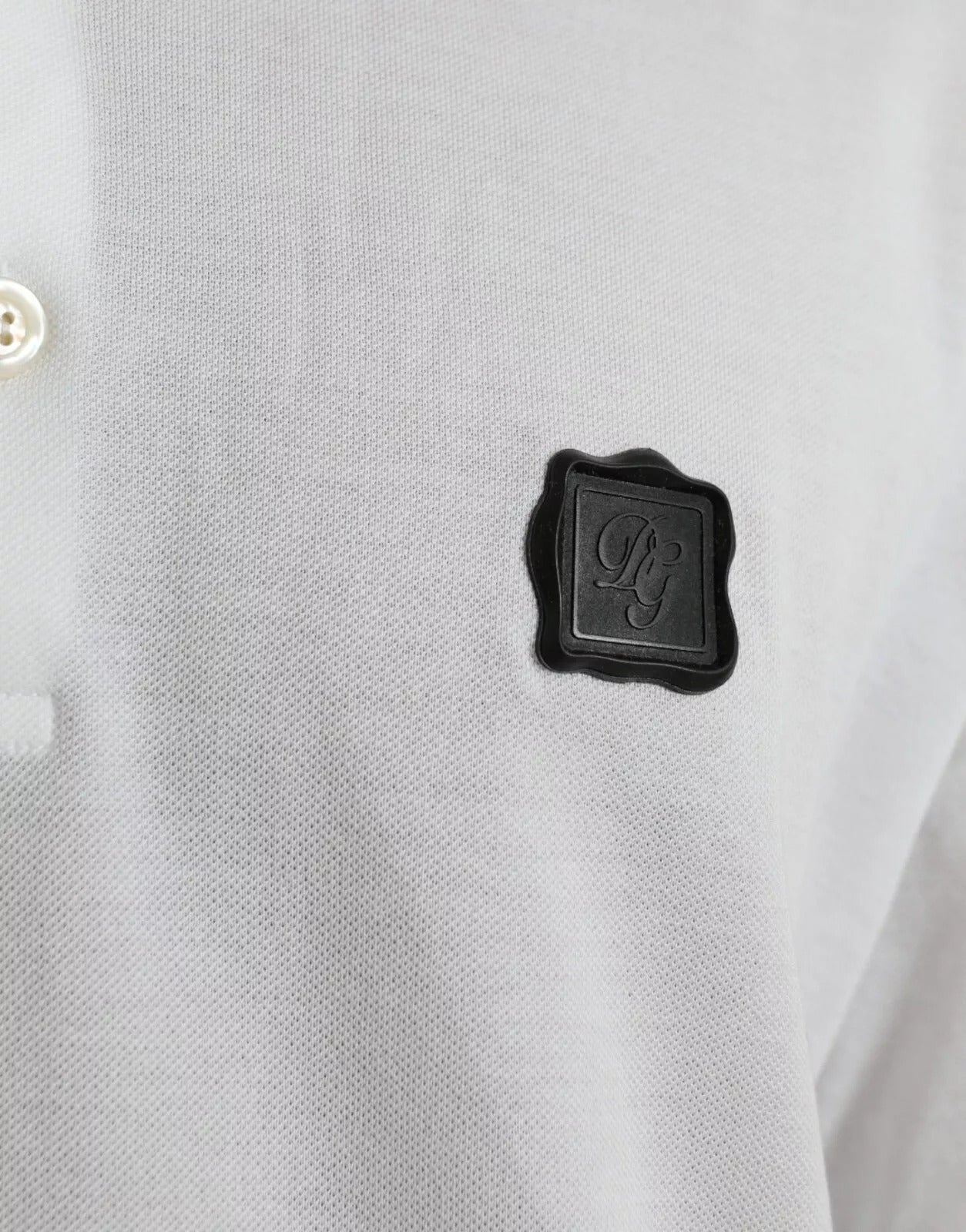 Dolce &amp; Gabbana – Weißes, kurzärmliges T-Shirt mit Logo und Kragen