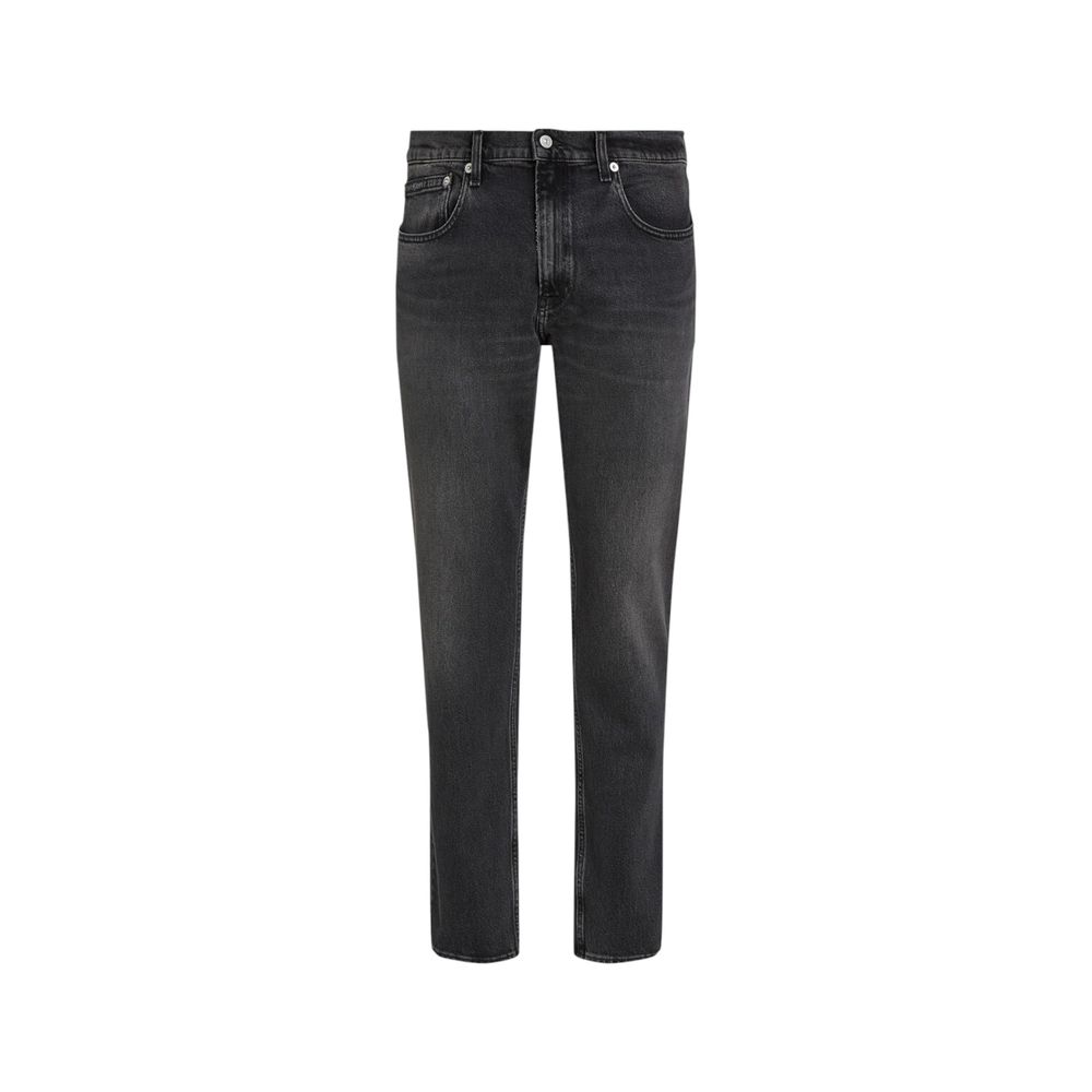 Calvin Klein Jeans – Schwarze Skinny-Jeans aus Baumwolle