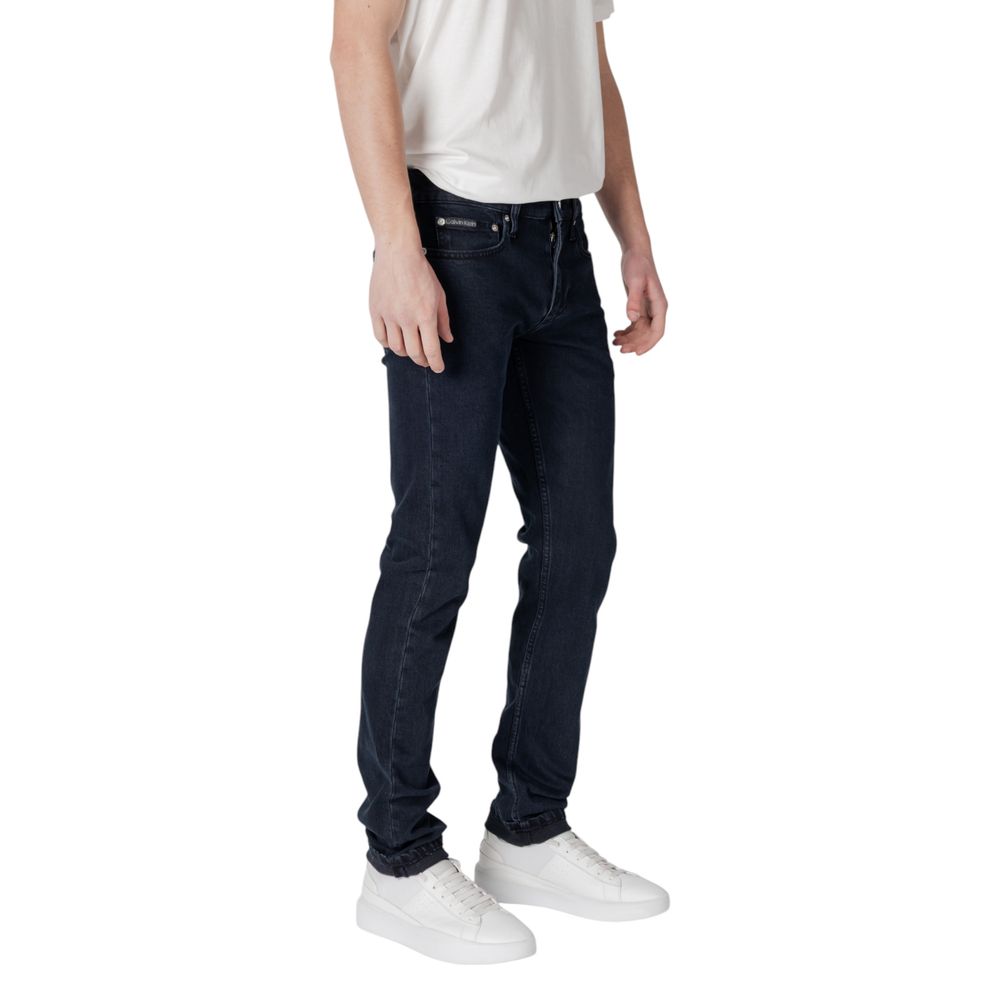 Calvin Klein Jeans – Blaue Skinny-Jeans aus Baumwolle