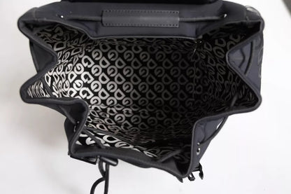 Dolce &amp; Gabbana – Schulrucksack aus Neopren-Nylon mit DG-Logo, Schwarz