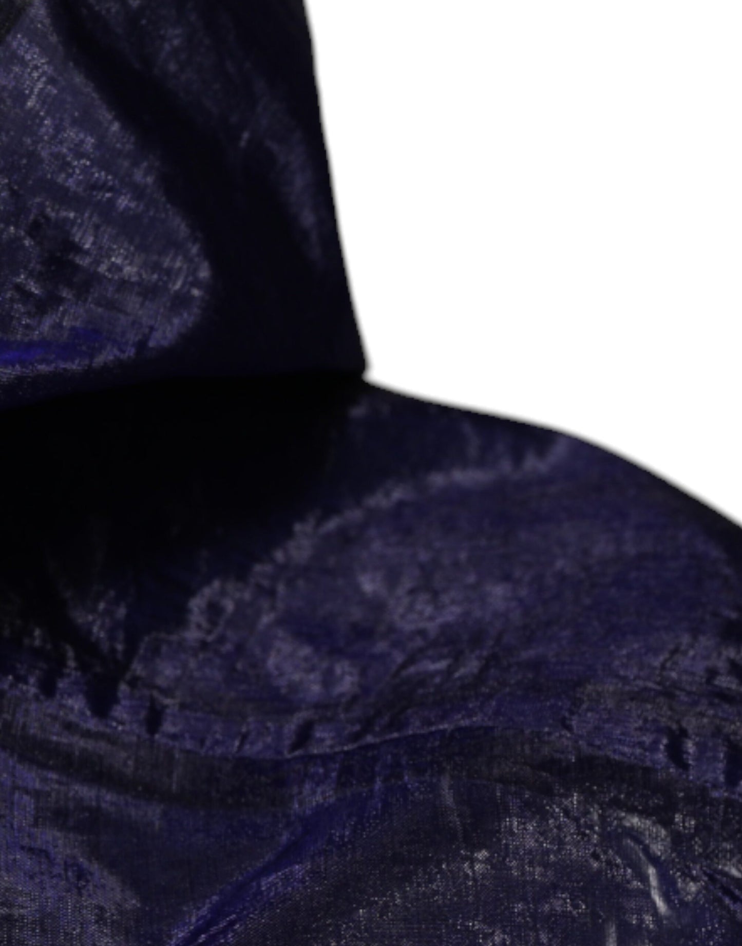 Dolce &amp; Gabbana Dunkelblaue Regenjacke aus Baumwolle mit Kapuze für Herren