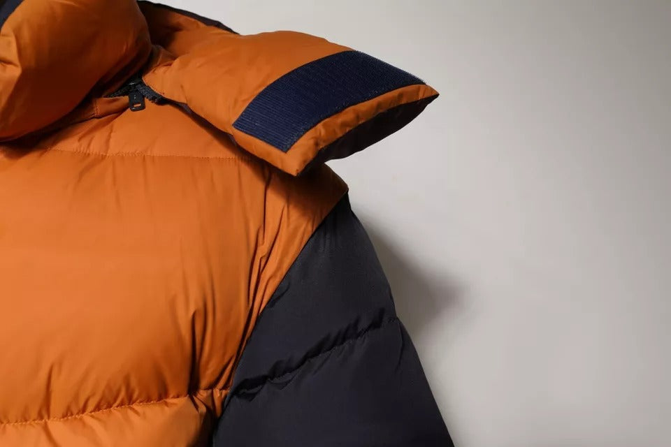 Dolce &amp; Gabbana – Mehrfarbige Steppjacke mit Kapuze