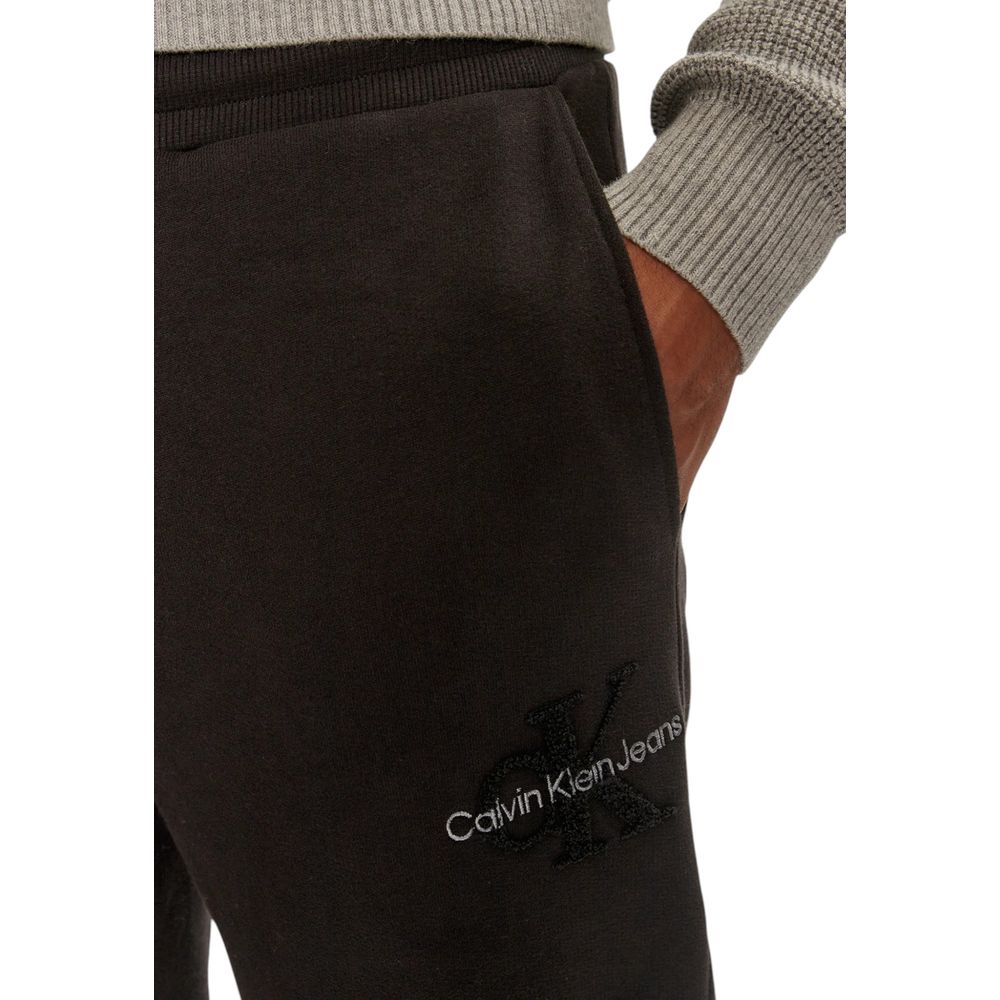 Calvin Klein Jeans – Schwarze Jogginghose aus Bio-Baumwolle