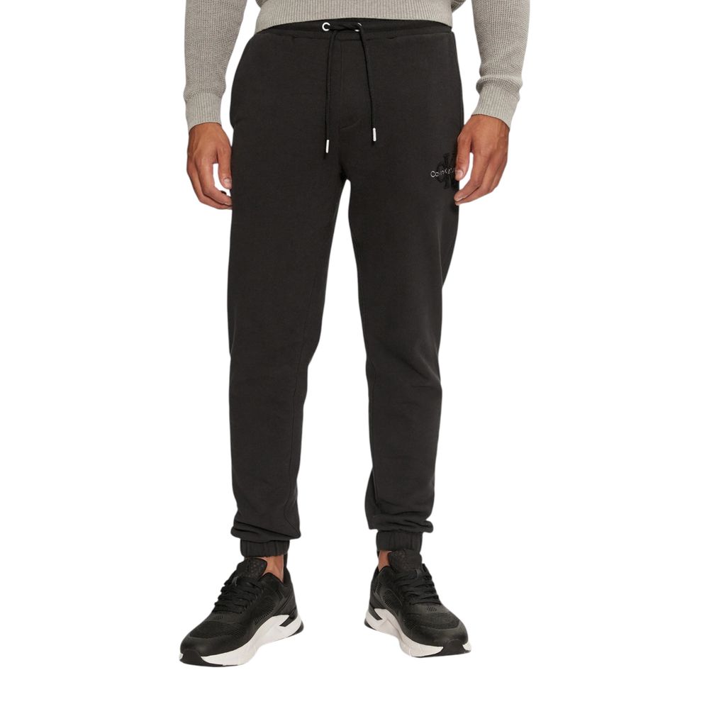 Calvin Klein Jeans – Schwarze Jogginghose aus Bio-Baumwolle